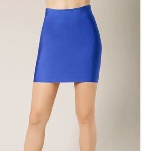BCBGmaxazria Blue bandage skirt XXS